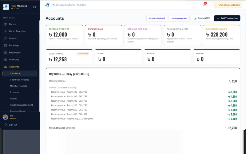 Cashbook